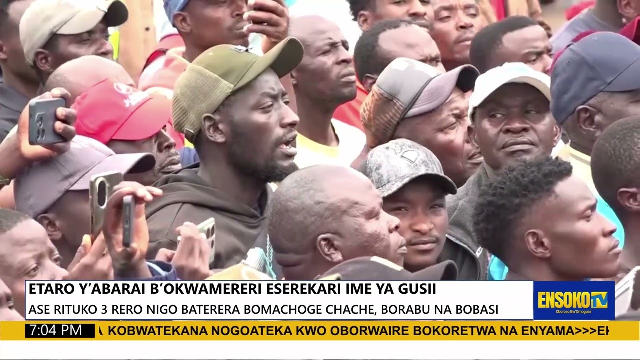 ETARO Y’ABARAI B’OKWAMERERI ESEREKARI IME YA GUSII