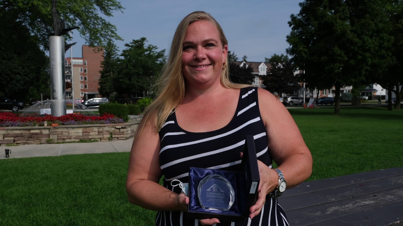 Lisa Mackay, Lead, Support Coordinator-Support House receives Wellness Award