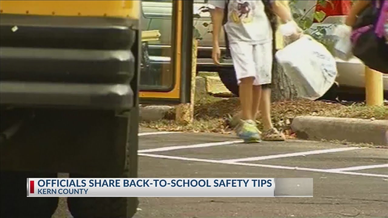 Officials share back to school safety tips
