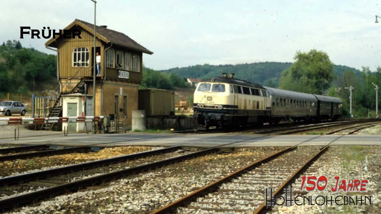 Die Hohenlohebahn fr&uuml;her und heute