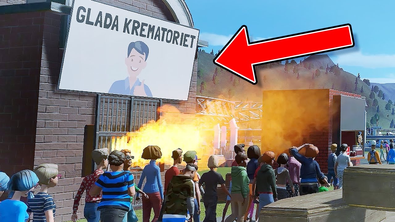 Jag Byggde Ett Nöjesfält Som Egentligen Var En Kyrkogård - Planet Coaster