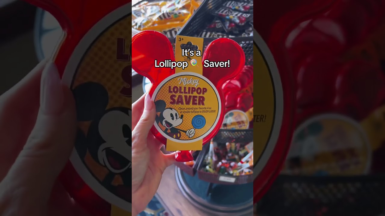 NEW in Disney World!!! A lollipop saver! 🍭 #disneymerch #disneyworld #disneytips #disneymerchandise