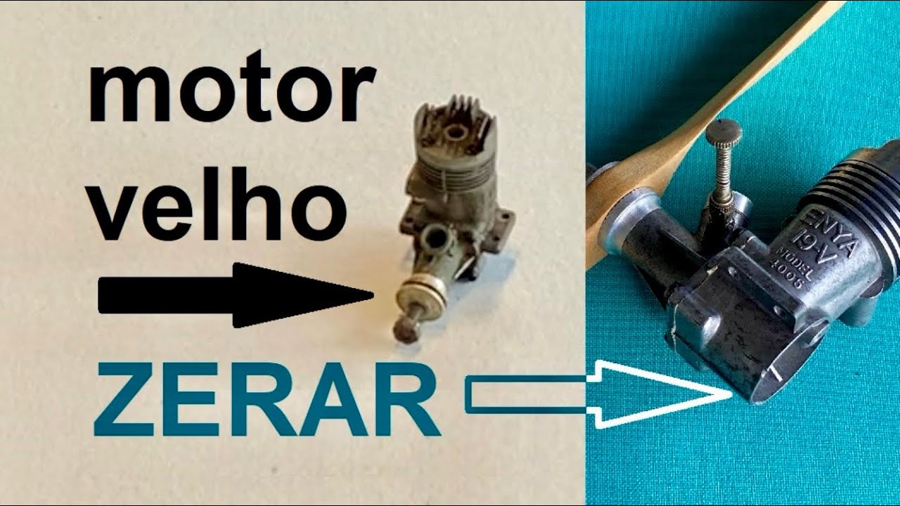 Como Recuperar Motor de Aeromodelo Velho - Passo a Passo