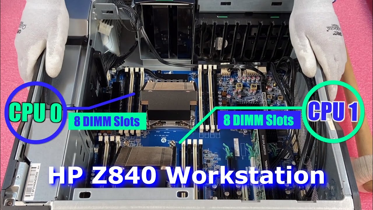 Обзор и обзор рабочей станции HP Z840 | Советы по установке памяти | Как настроить систему HPE | ...