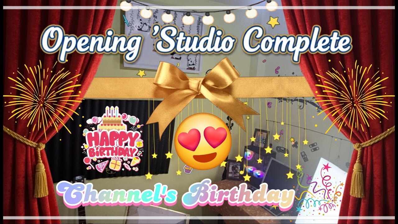 ✨️Opening - Studio Complete😍 | Finally My Studio is Ready! 🏠 | Channel's Birthday🎂 Celebration🥳