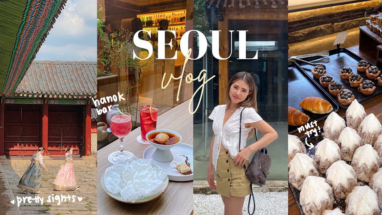 korea vlog 🌸 bukchon hanok village, gyeongbokgung palace, hanok cafes