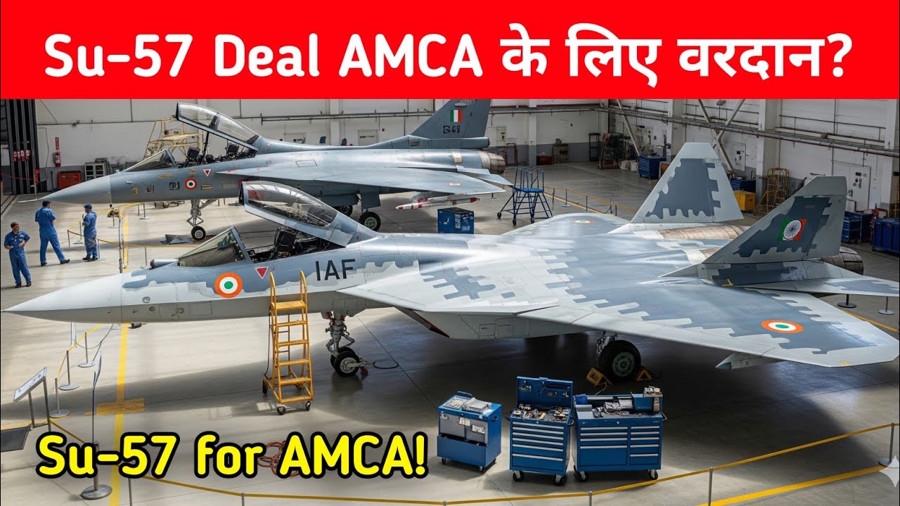 ब्रेकिंग- Su-57 Deal AMCA के लिए वरदान? | India’s 5th Gen Masterstroke 🇮🇳🔥