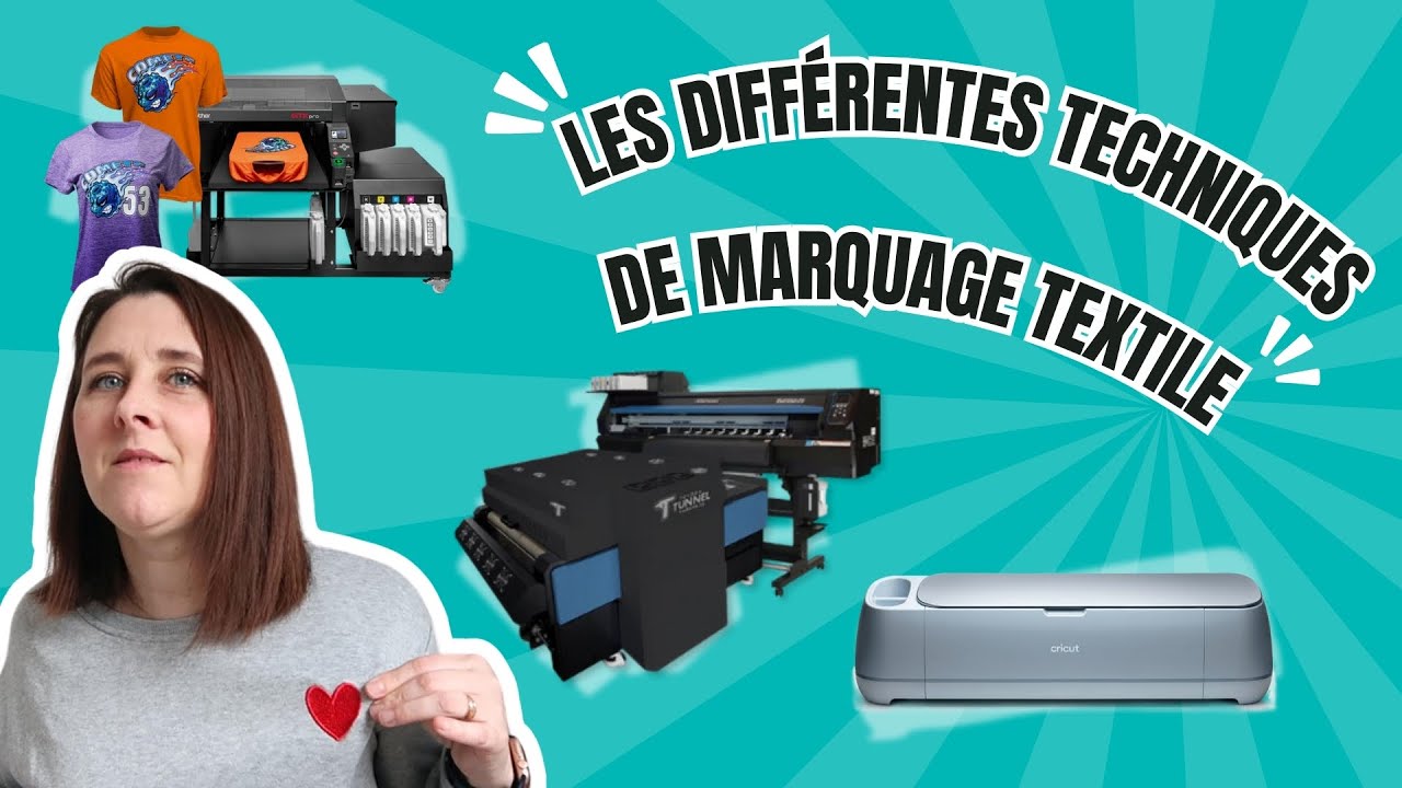 LES DIFFÉRENTES TECHNIQUES DE MARQUAGE TEXTILE