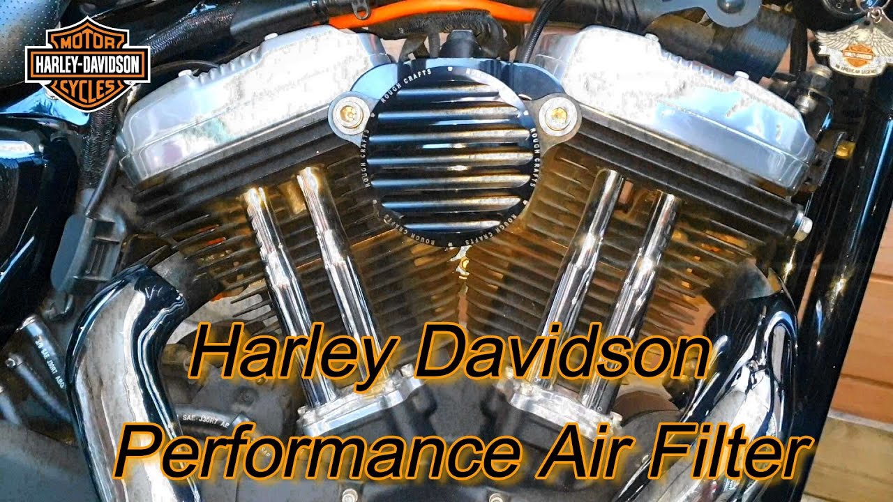 Harley Davidson Custom Performance Air Filter Rough Crafts