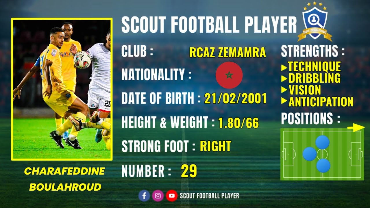 CHARAFEDDINE BOULAHROUD 🔵 MIDFIELDER 🔵 RCAZ ZEMAMRA 🔵 BEST OF 2023 FHD [ PART 1 ]