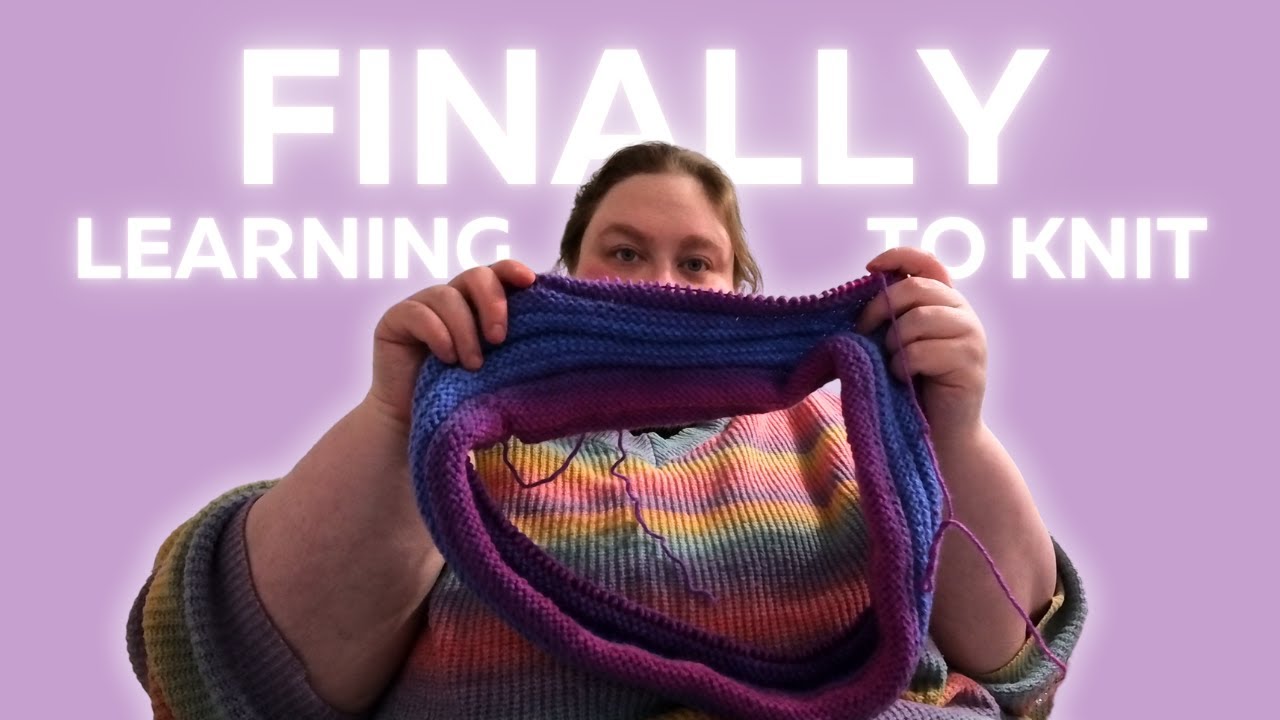 VLOG: Learning to Knit at my Local Yarn Store | Danielle McAllister