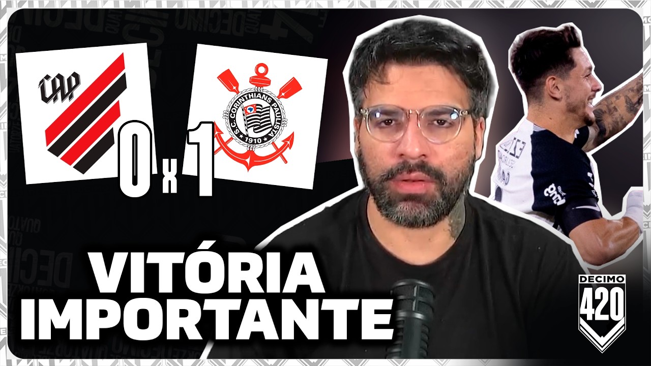 COUTINHO NO CORINTHIANS E VITÓRIA IMPORTANTE! - AFLÉRICO 0X1 CORINTHIANS