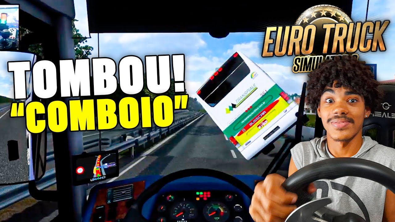 ELE CAPOTOU O ONIBUS em ALTA VELOCIDADE!