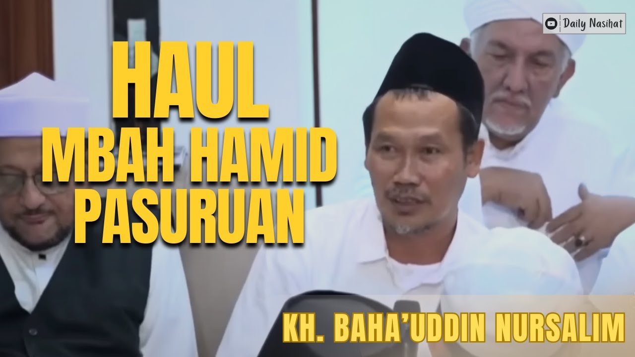 GUS BAHA NGAJI DI DEPAN PARA HABAIB DI HAUL KIYAI HAMID PASURUAN | PENGAJIAN GUS BAHA