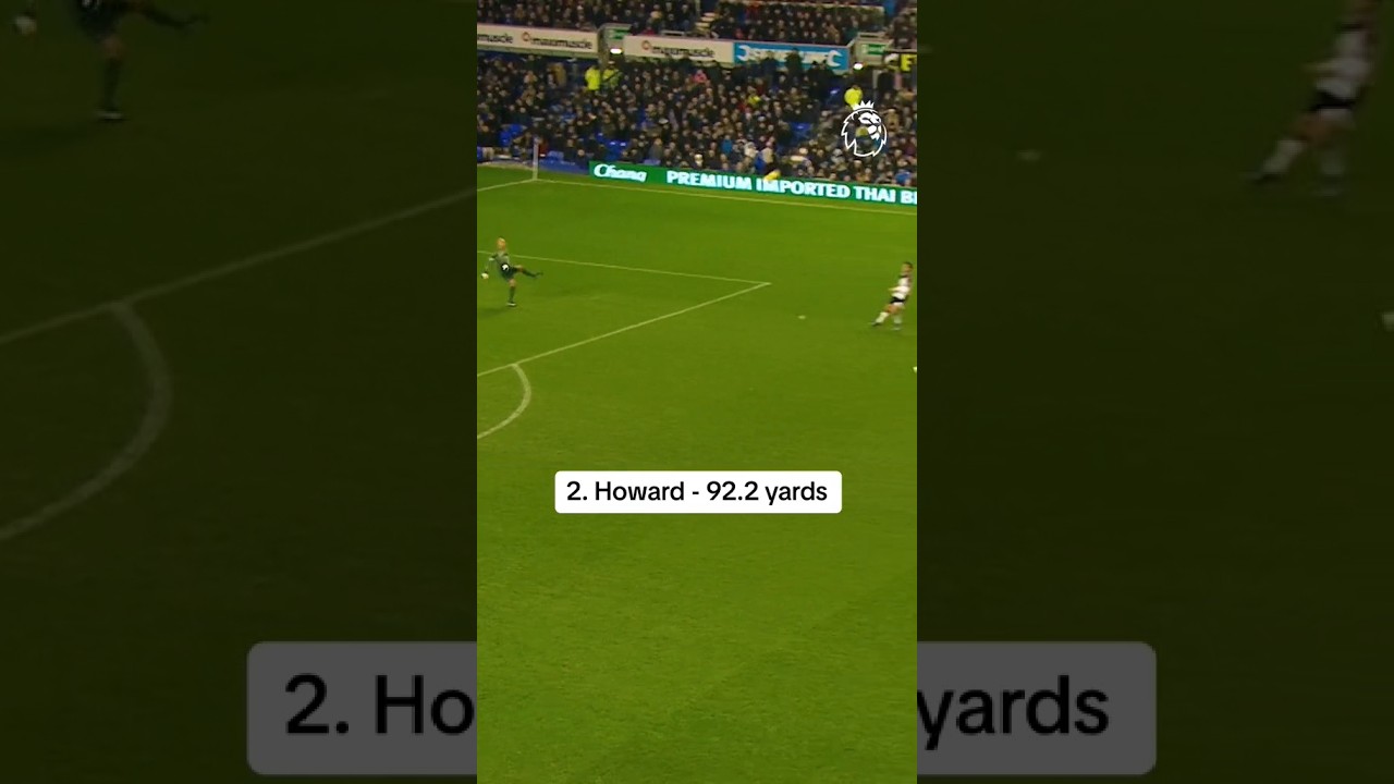 Goalkeeper Tim Howard Goal from Goal🚀 #football #soccer #skills #goals #premierleague #goalkeeper