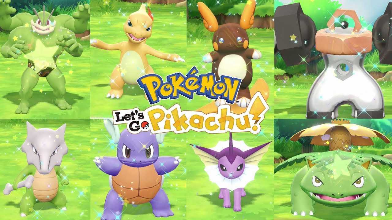 16 Locked Pokemon YOU CAN'T SHINY HUNT in Pokemon Let's Go Pikachu & Eevee!