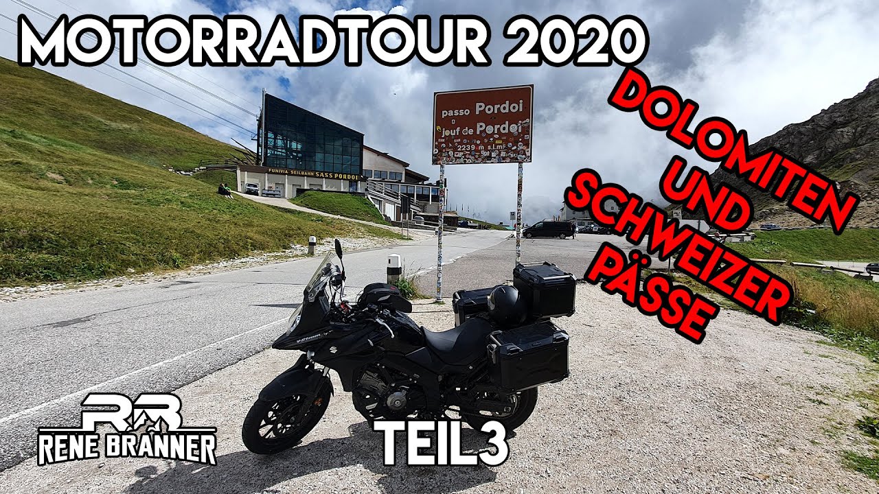 Letzter Teil Motorradtour 2020 - Dolomiten / Schweiz - Unterwegs mit der Suzuki V-Strom 650 - Teil3
