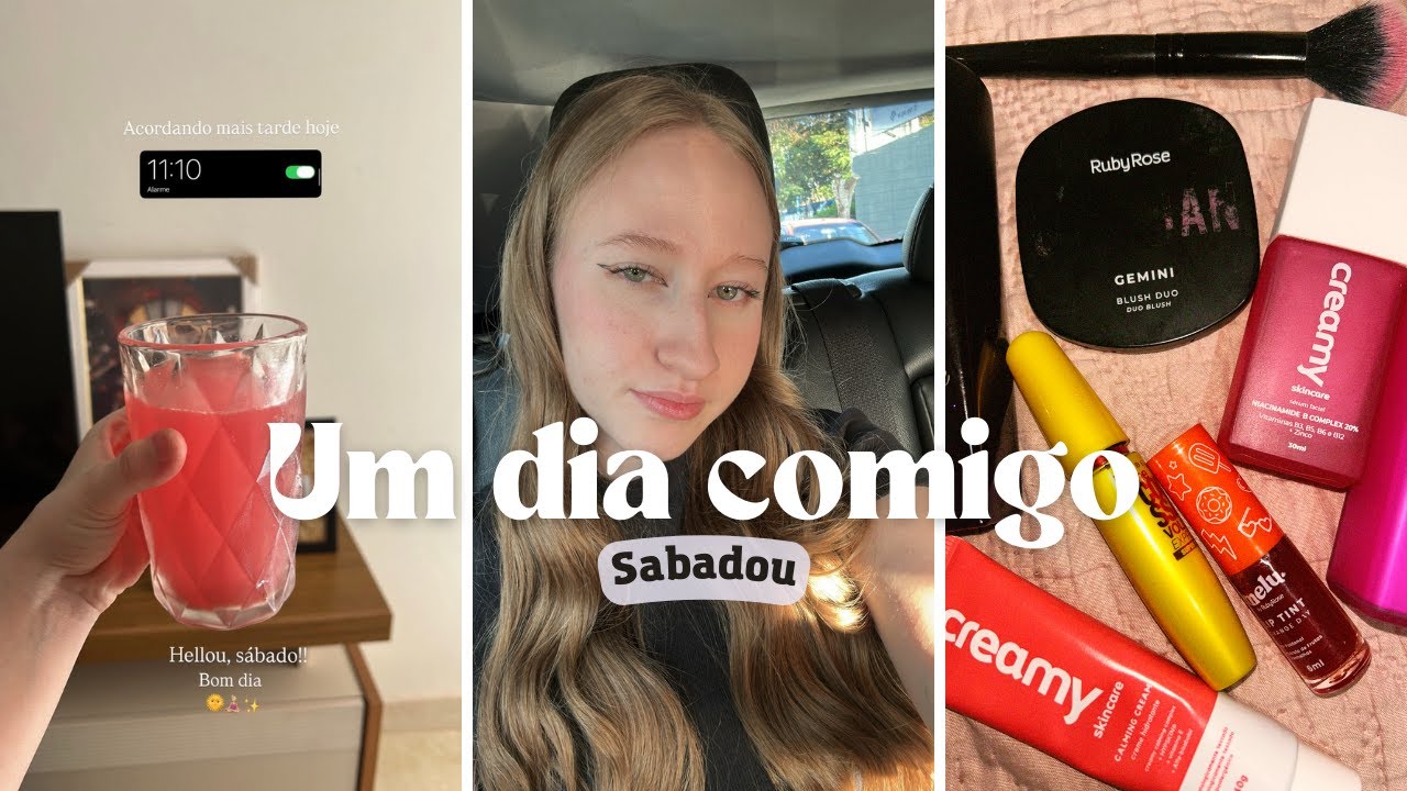 Um dia comigo/ rotina, auto cuidado, organização