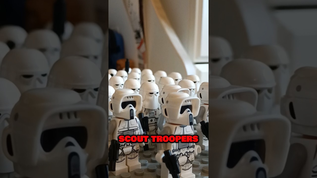 LEGO Snow Trooper Battle Packs galore! (First Hoth MOC update) #lego #legostarwars #legomoc