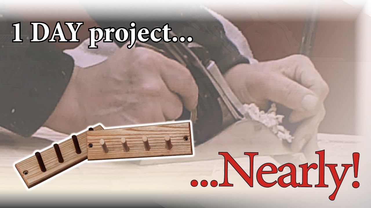 Making coat racks in a Day...small workshop woodworking