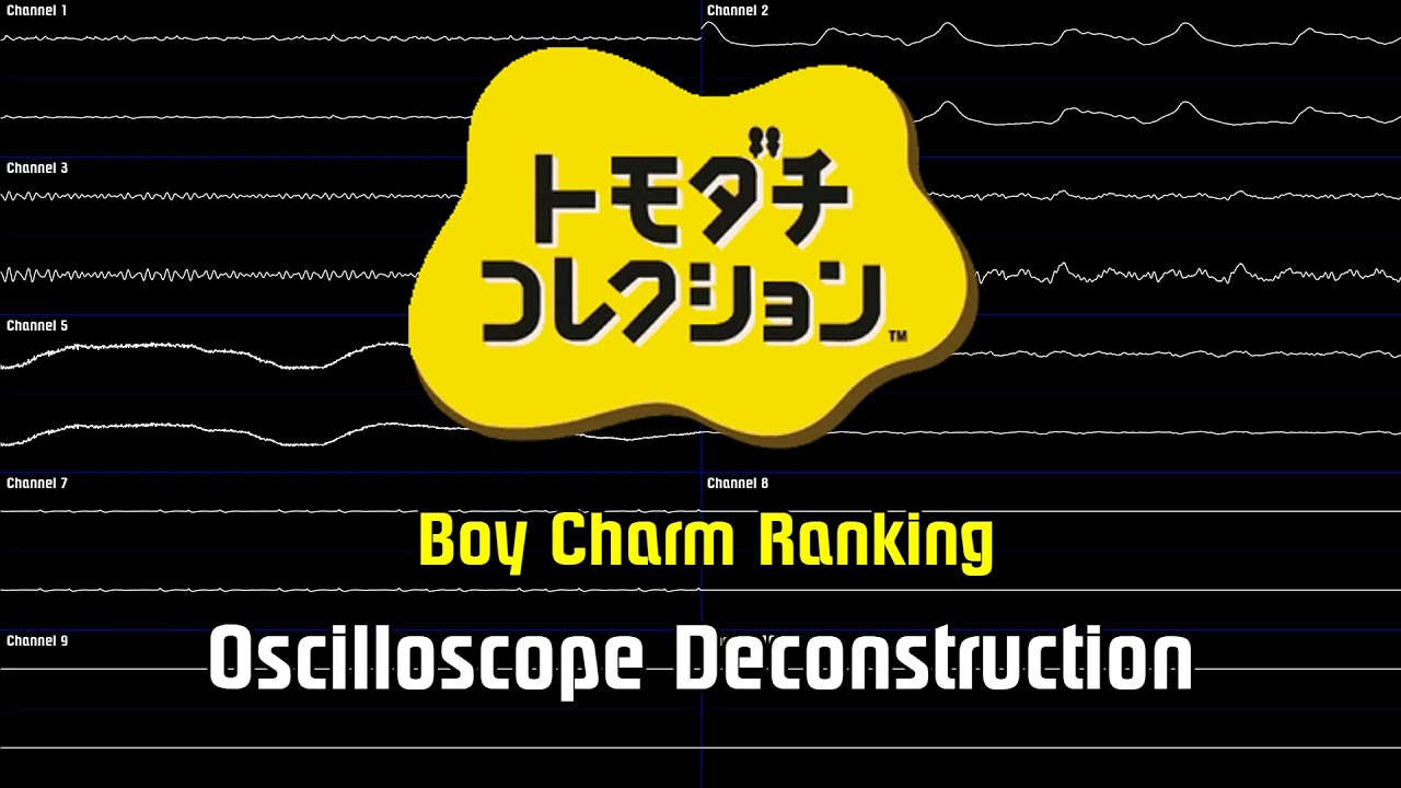 Tomodachi Collection - Boy Charm Ranking [Oscilloscope Deconstruction]