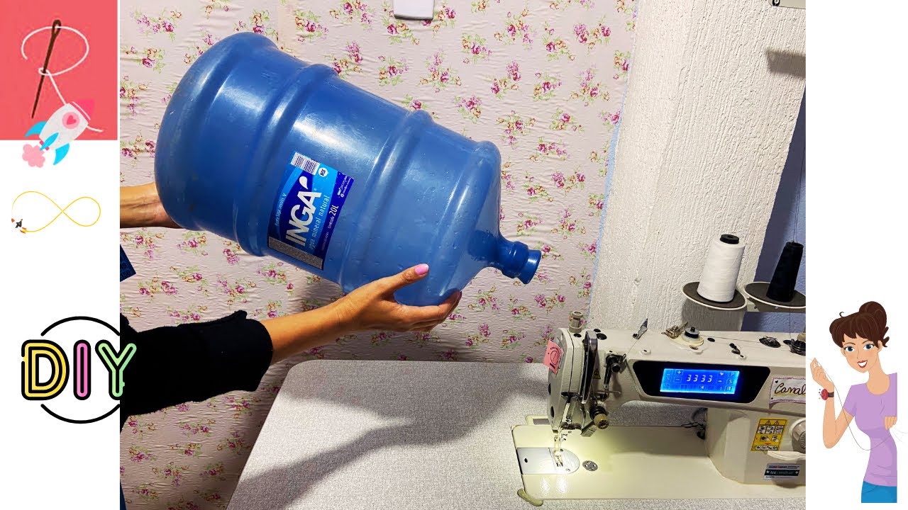 ESSA É A FORMA MAIS FÁCIL DE FAZER ESSA PEÇA ⭐️ COSTURA CRIATIVA ❤️ CAPA PARA GALÃO DE ÁGUA