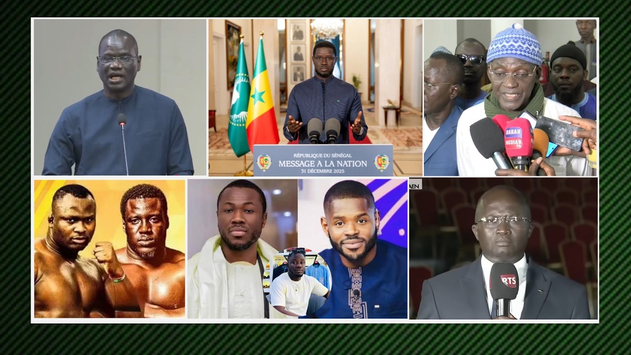DIOMAYE S'ADRESSE AUX S&Eacute;N&Eacute;GALAIS...GR&Eacute;VE TRANSPORTEURS L'&Eacute;TAT R&Eacute;PLIQUE...SORTIE ABDOURAHMANE DIOUF..
