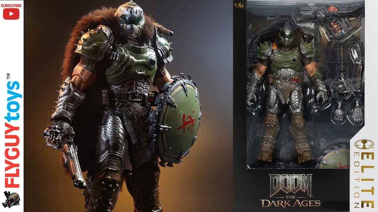 McFarlane Toys Elite Edition 01 Doom The Dark Ages DoomSlayer Toy Action Figure Review | FLYGUYtoys