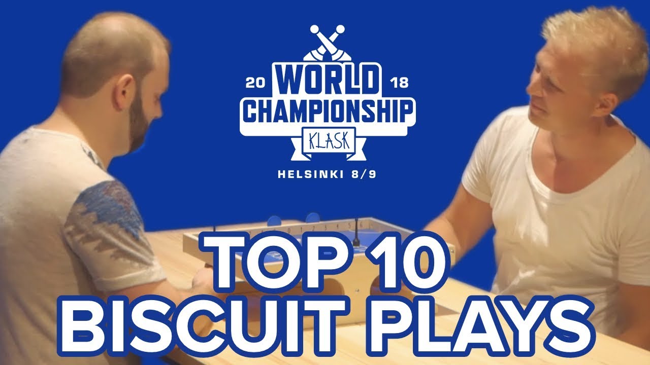 KLASK World Championship 2018 - TOP 10 BISCUIT PLAYS!