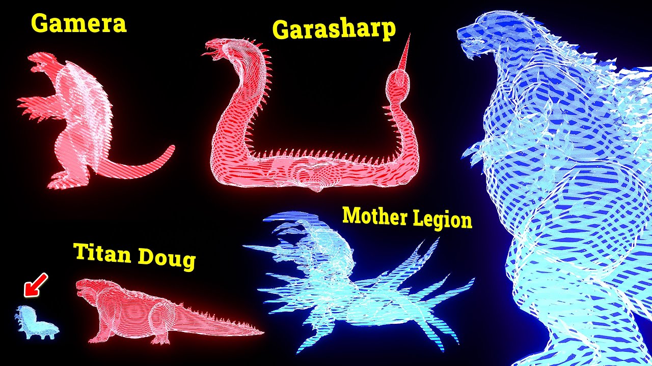 Godzilla vs. Gamera: Ultimate Monsters Comparison【3D Hologram】