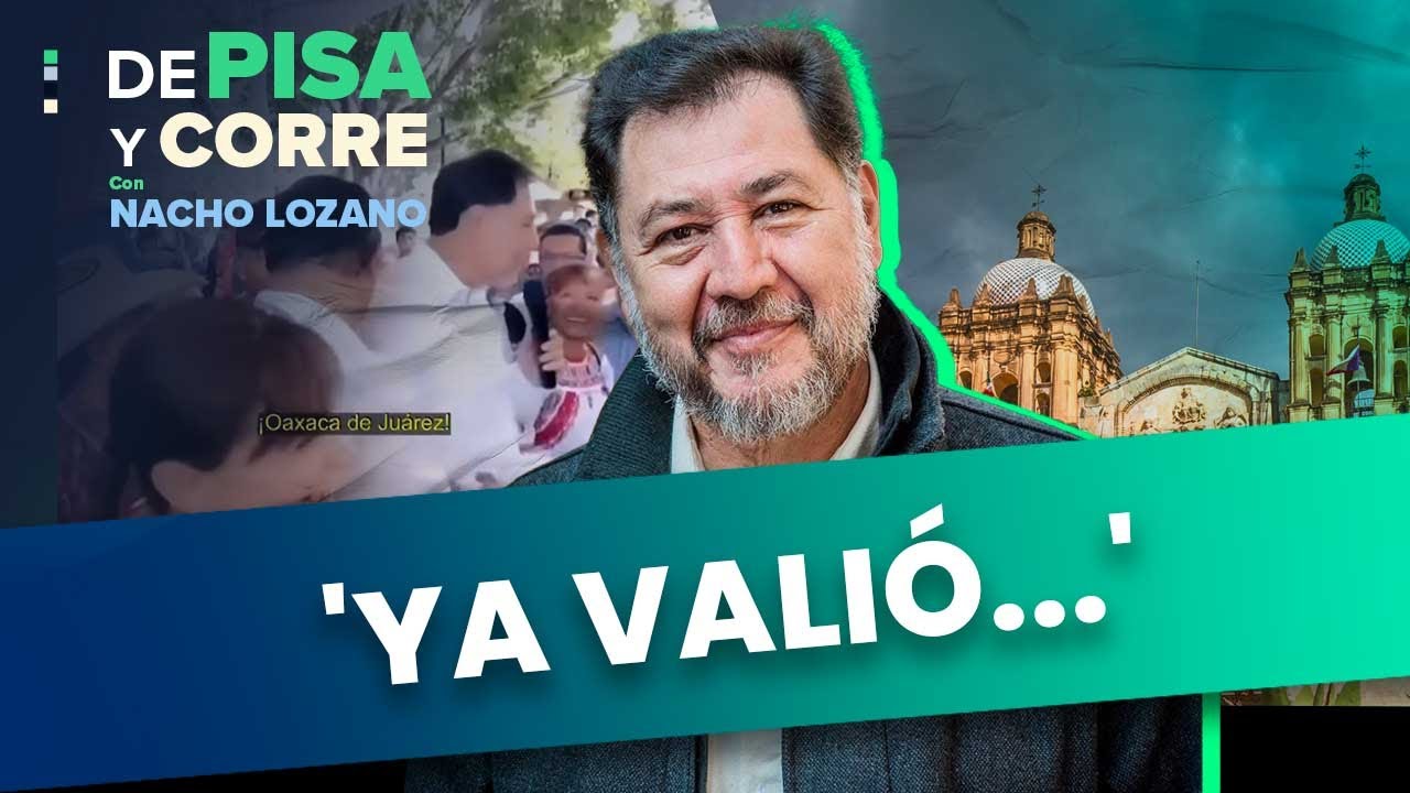 'Ya valió...'. Gerardo Fernández Noroña se confunde durante su visita a Oaxaca | Monólogo Nacho |DPC