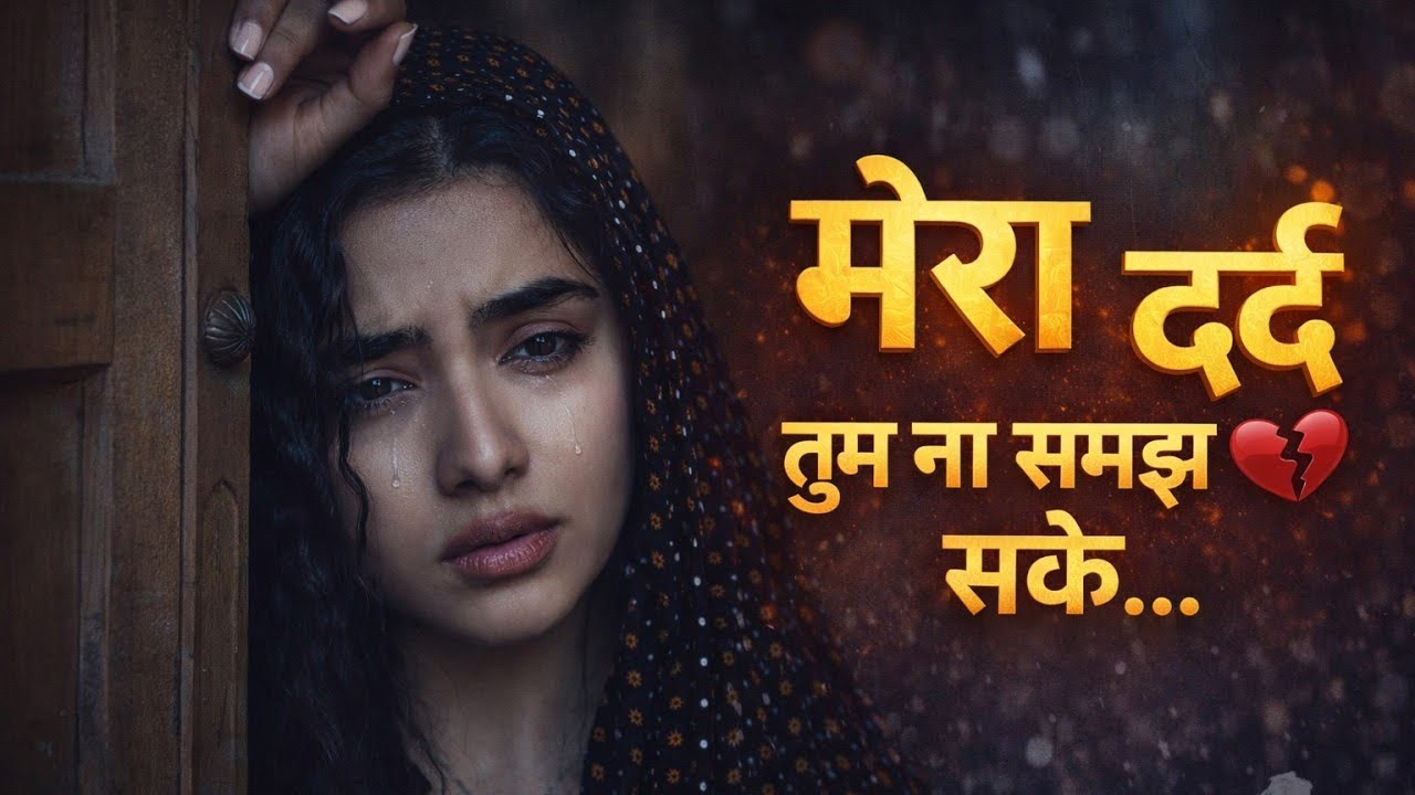 Mera Dard Tum na Samjh Sake | मेरा दर्द तुम ना समझ सके | Emotional Sad Song | #viral Hit Hindi Song