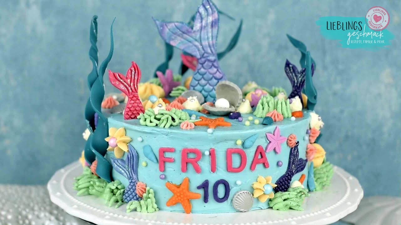 🐚🌊Meerjungfrauen Torte Mermaide Cake Unterwasser Torte /von Lieblingsgeschmack