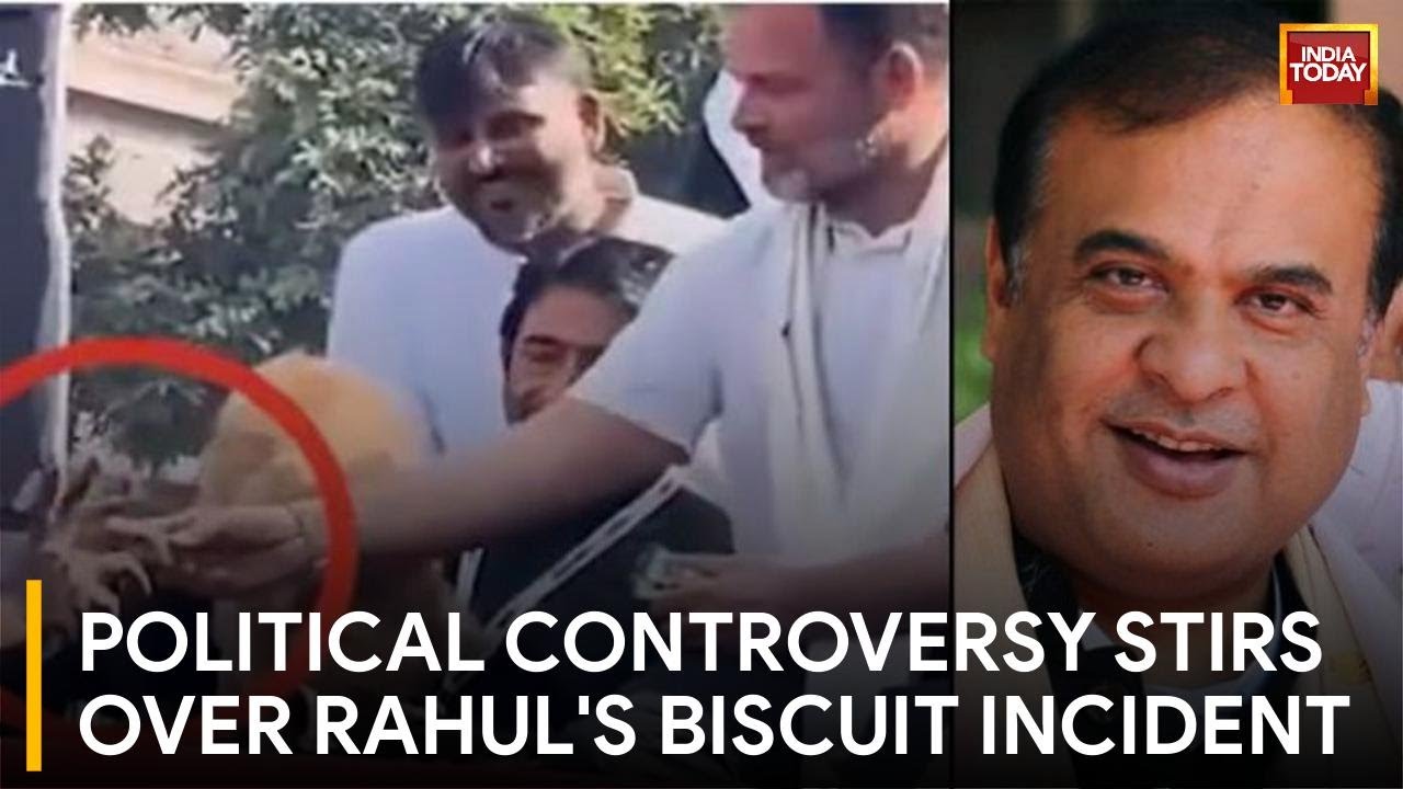 Rahul Gandhi Under Fire For Offering Dog Biscuits To Workers At A Rally | Watch