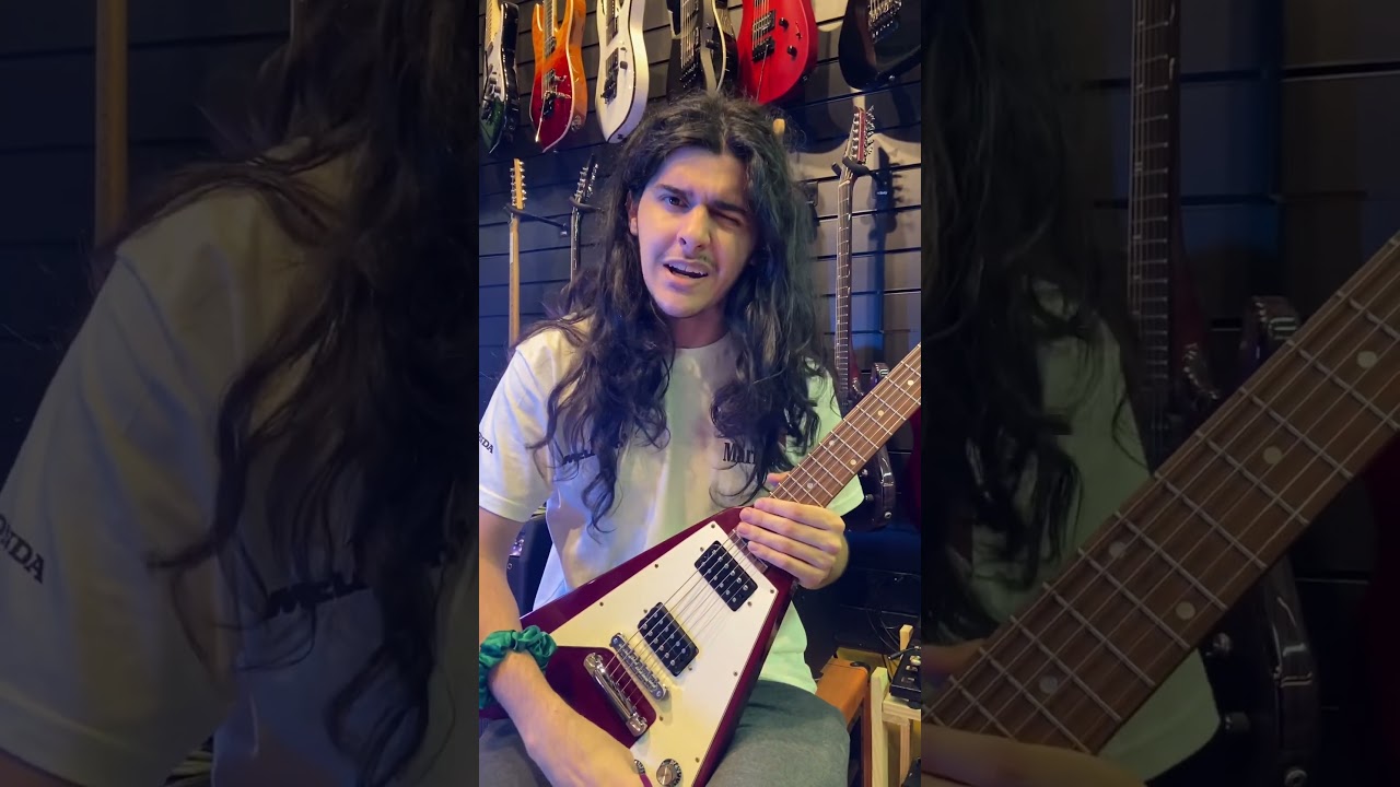Gibson Flying V Estilo Guitar Hero! #guitarhero #guitarra #guitarplayer #guitarrista #gibson