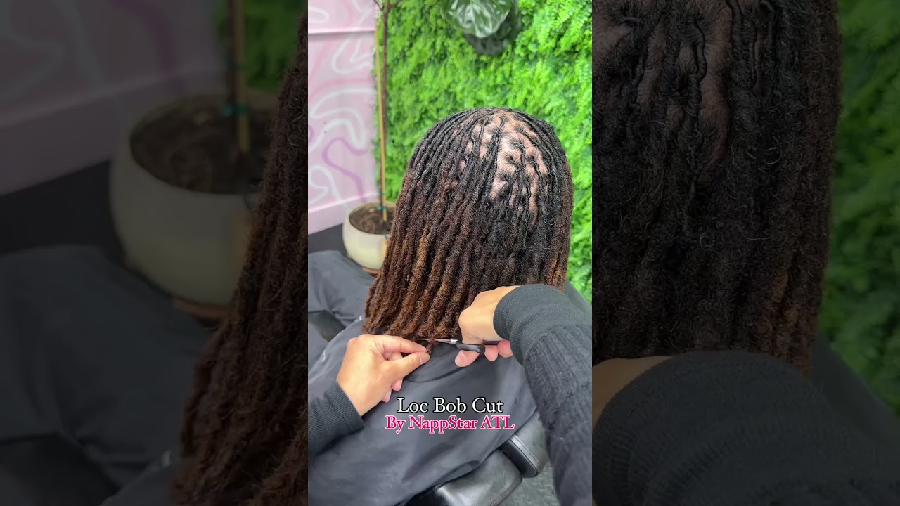 Look how beautiful this Loc Bob Cut is✨ #locs #locstyles #hair #locnation