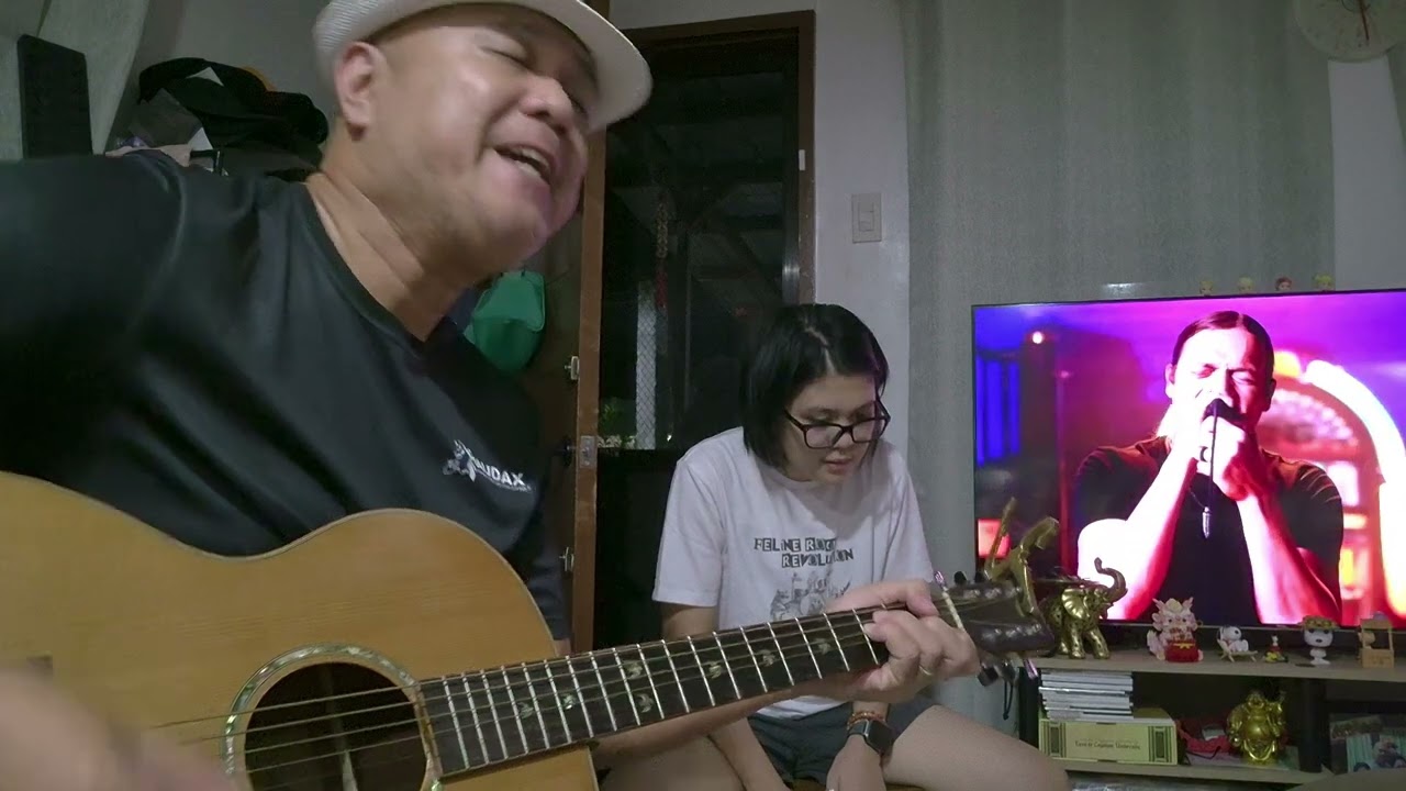 Here Without You by 3 Doors Down cover with my daughter Asha on kajon #3doorsdown