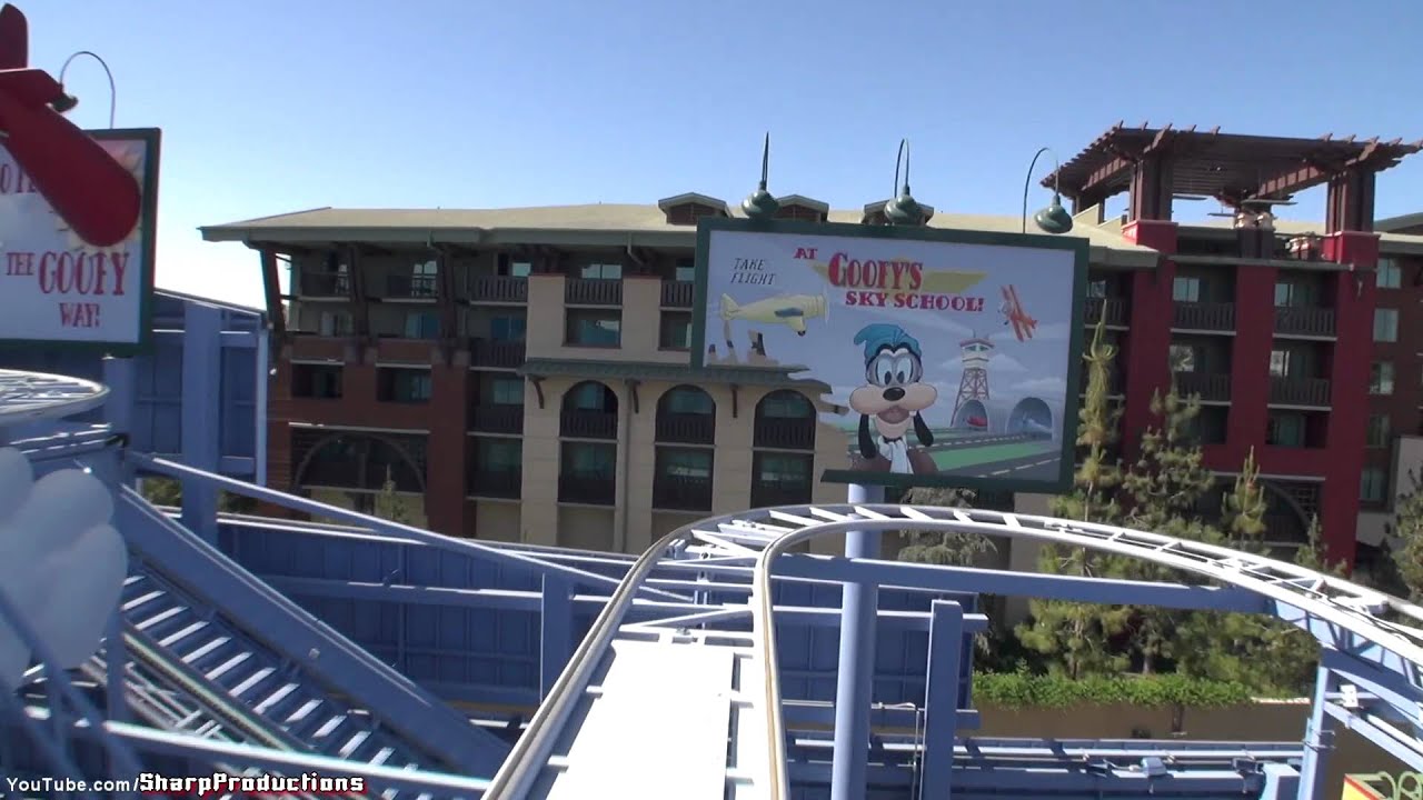 Goofy's Sky School (On-Ride) Disney California Adventure