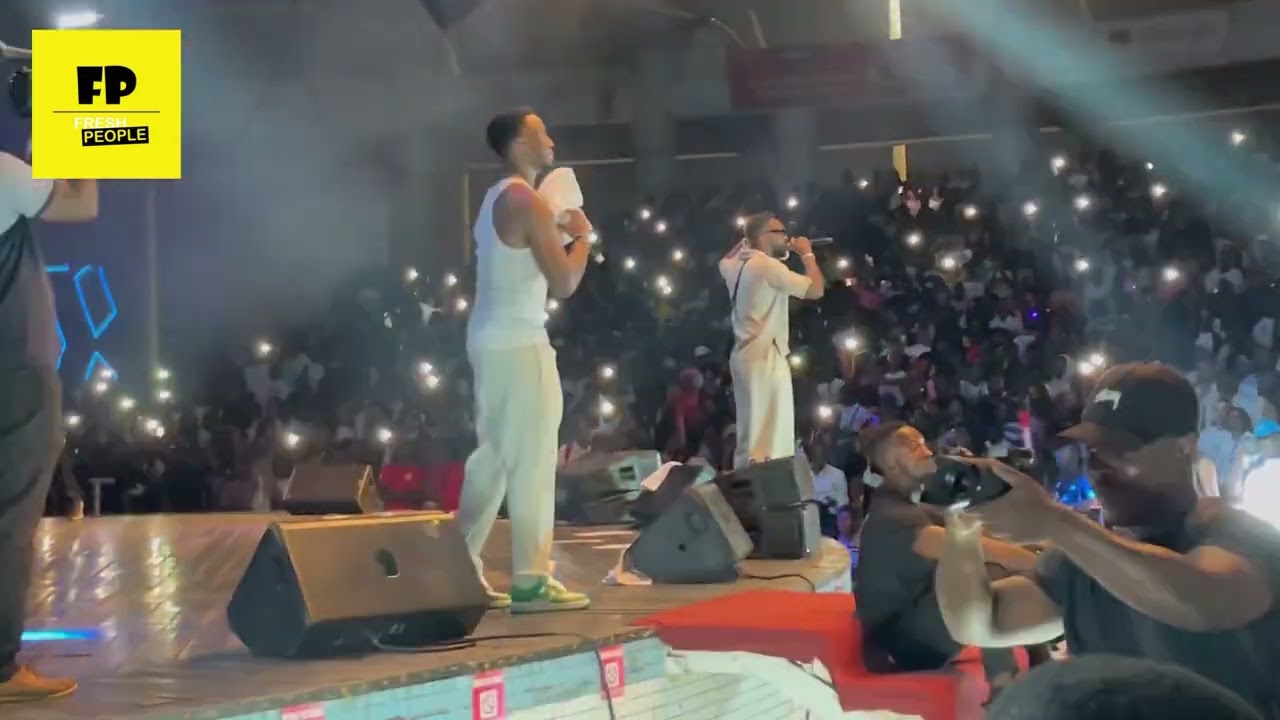 The Shin Sekai au concert de Dadju à Abidjan