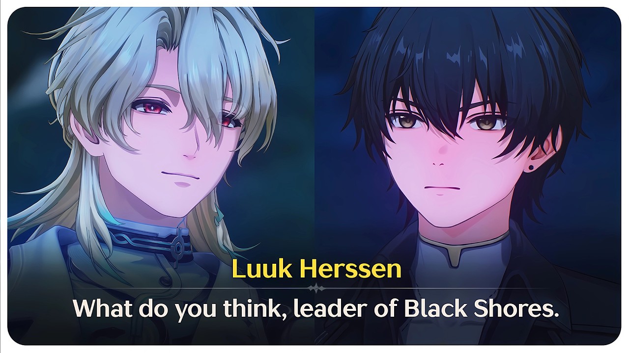 Luuk Herssen Knows Rover is the Leader of Black Shores (Cutscene)  Wuthering Waves 3.1