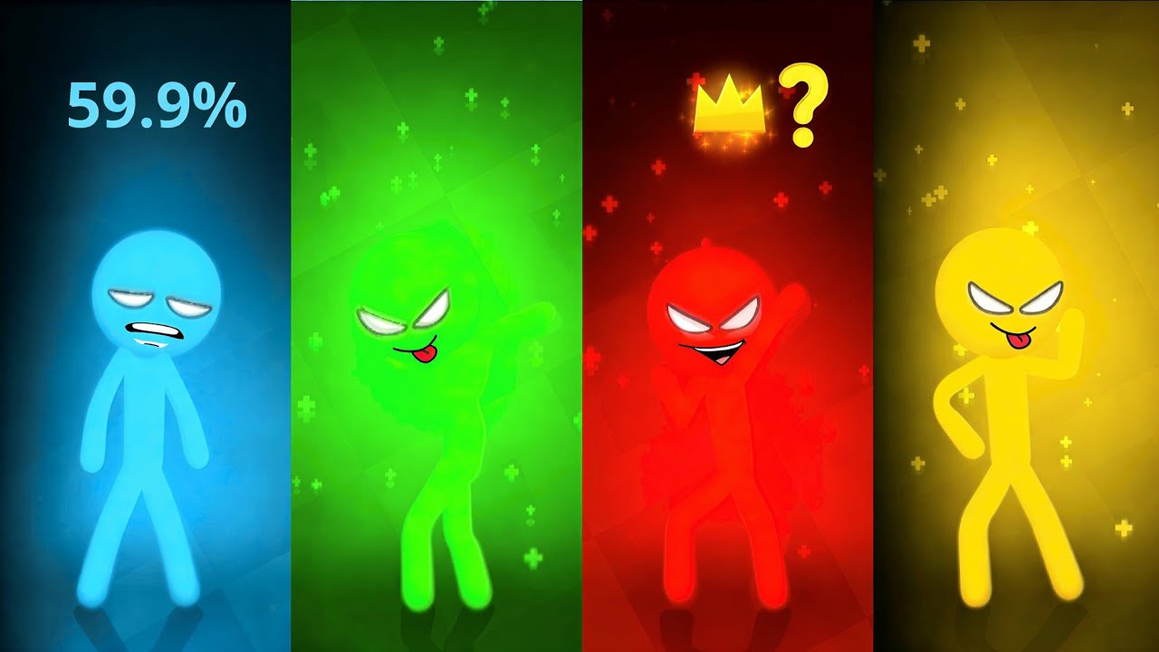 Stickman Party Tournament Mode 1234 Players MiniGames Random Gameplay | Android Game Play 🔥🎮🎮