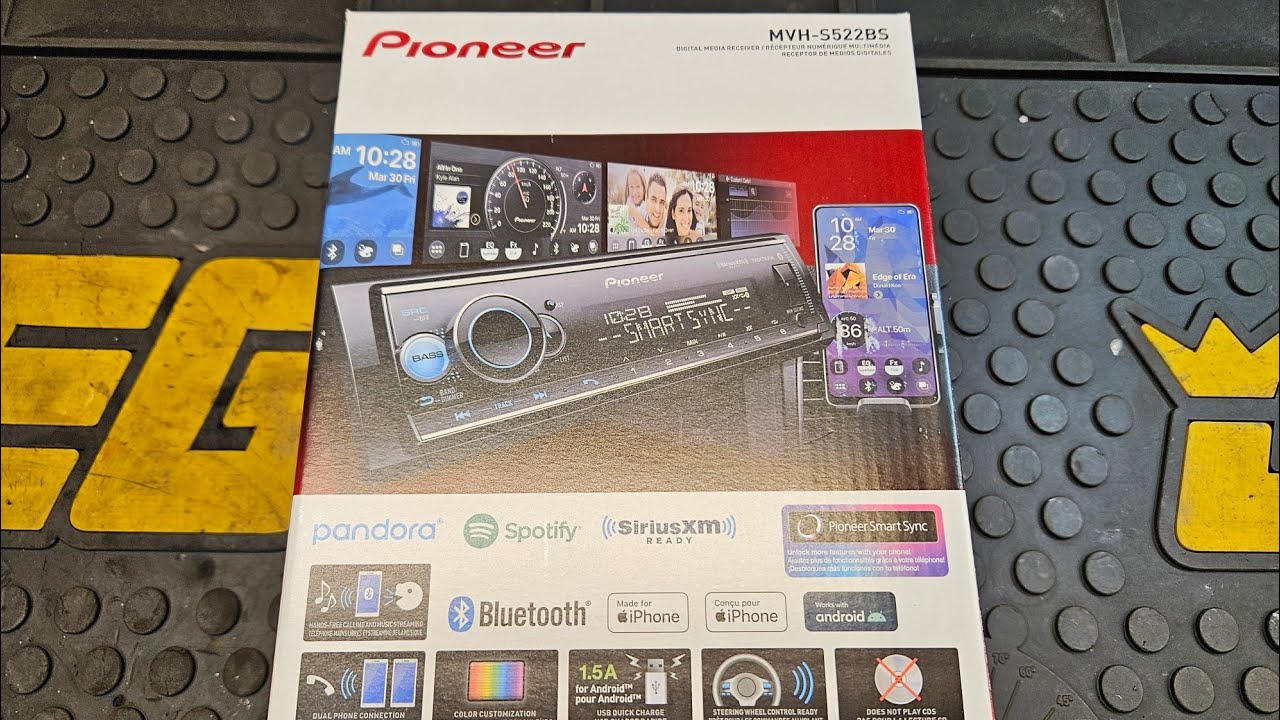 Review/Unboxing: Pioneer MVH-S522BS Multimedia Receiver head unit