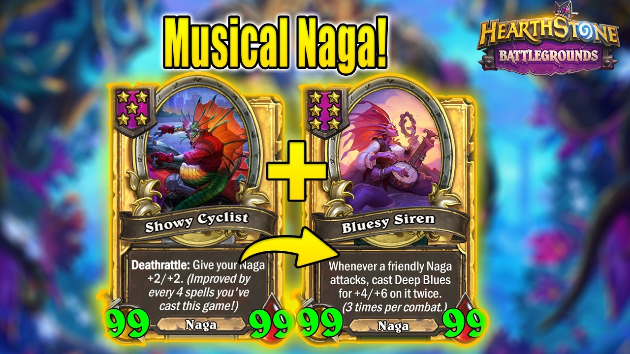Music Naga Build Is Actually Very Cool And The Strongest! | Christian Hearthstone Battlegrounds
