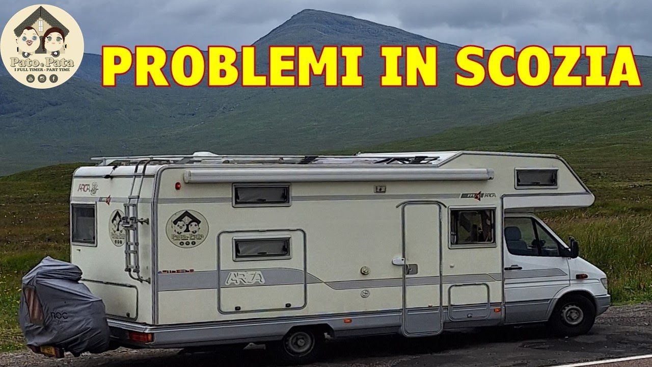 PROBLEMI IN CAMPER, LA RICARICA DELLE BATTERIE CI PREOCCUPA IL VIAGGIO IN SCOZIA IN CAMPER PT.9