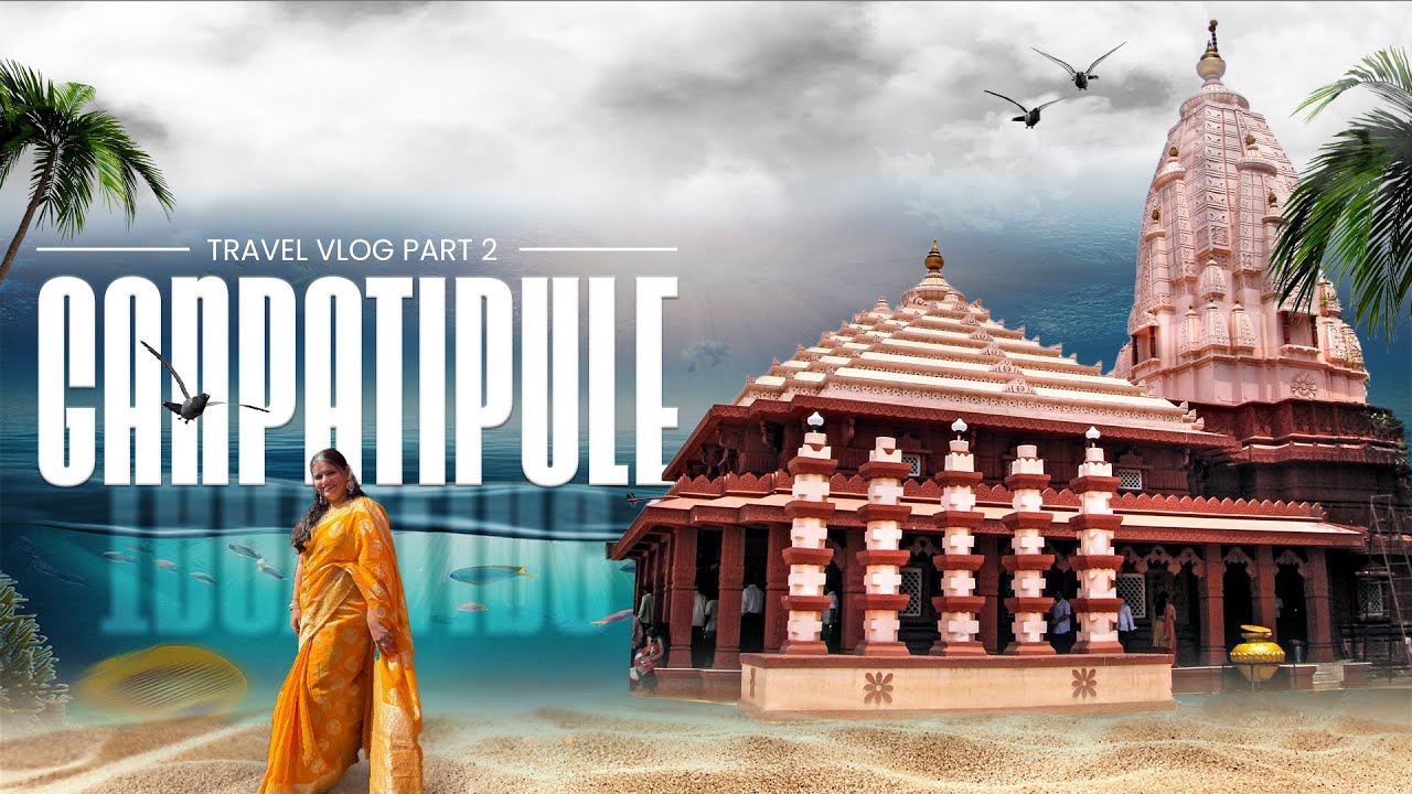 Ganpatipule Travel Vlog | Temple Blessings & Beach Moments | Girls Trip Part 2🌊🌺