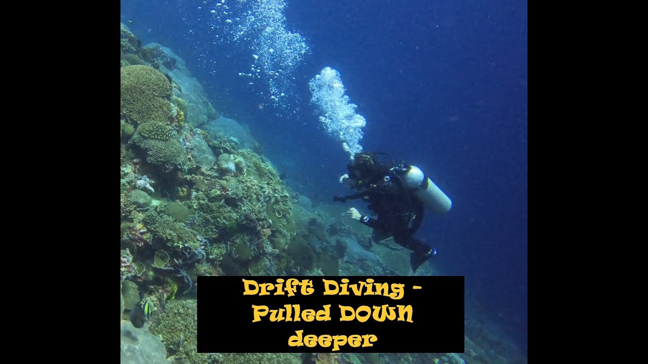 She didn't PANIC when she gets SUCKED deeper during DRIFT Dive in Nusa Penida! #shorts #scubadiving