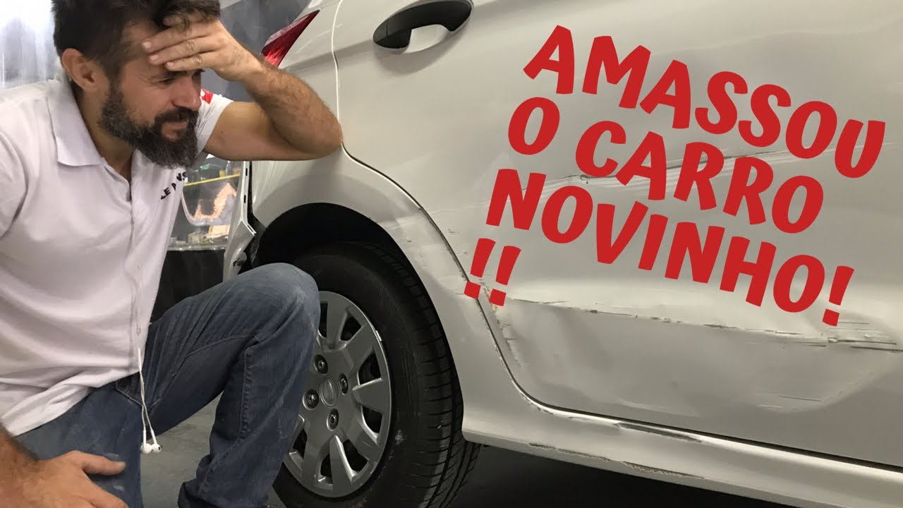 Funilaria detalhada para recupera&ccedil;&atilde;o de porta e lateral do new fiesta