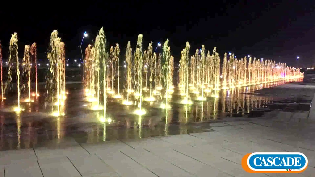 CASCADE Dry Musical Fountain