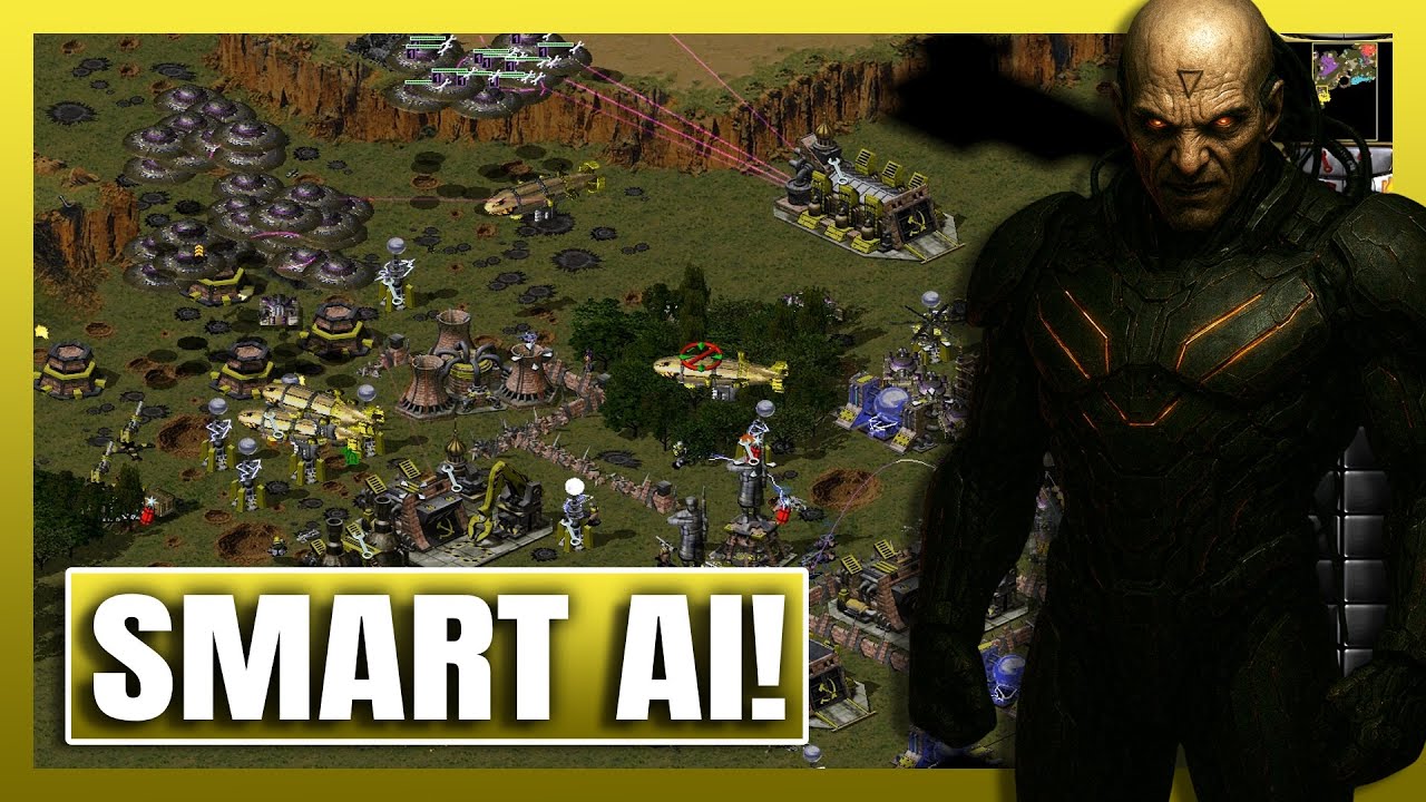 The Smartest AI Battle in Red Alert 2! Yuri & Ally vs 6 Armies (Impossible Match)