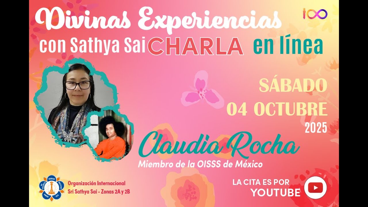 Satsang de Claudia Rocha Preciado el sábado 4 de octubre de 2025